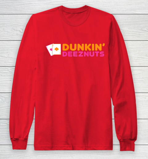 Dunkin Deez Nuts Pocket Aces Long Sleeve T-Shirt 7