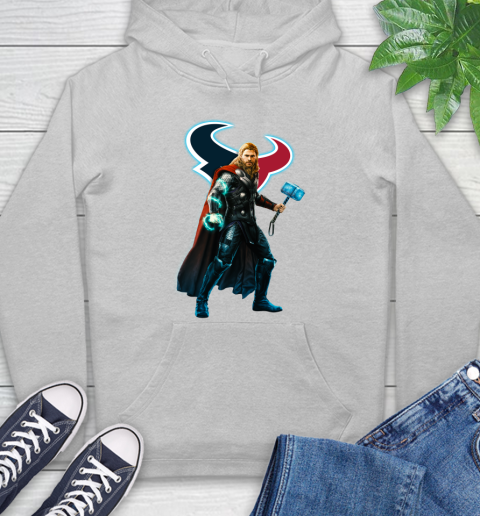 NFL Thor Avengers Endgame Football Houston Texans Hoodie 6