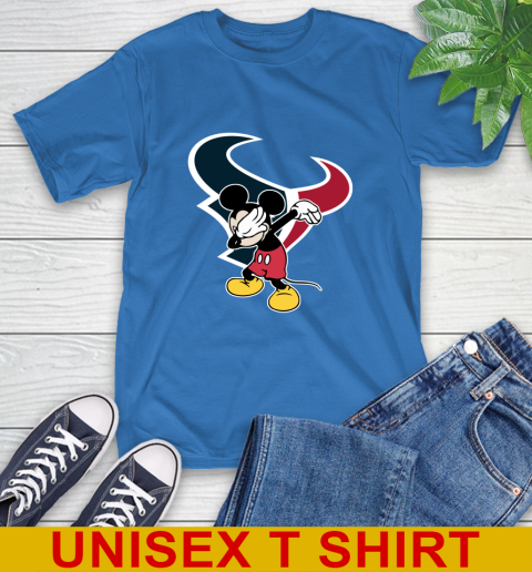 Houston Texans NFL Football Dabbing Mickey Disney Sports T-Shirt 9