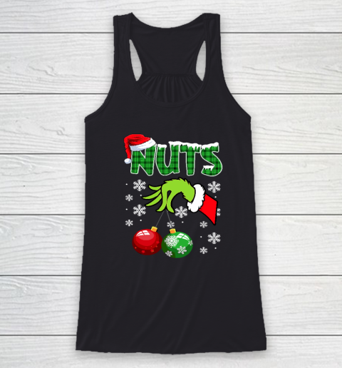 Chest Nuts Matching Chestnuts Funny Christmas Couples Nuts Racerback Tank