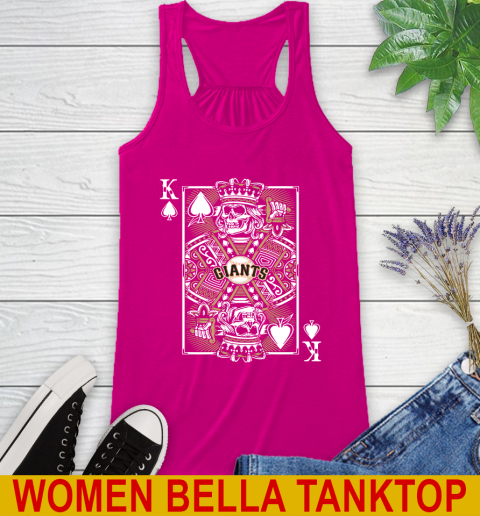 San Francisco Giants MLB Baseball The King Of Spades Death Cards Shirt Racerback Tank 6