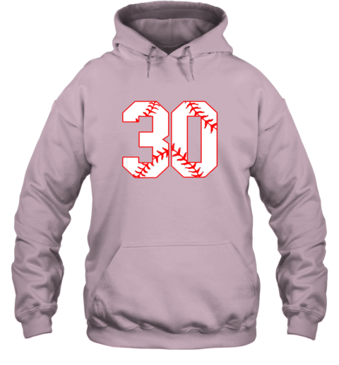 kov1 thirtieth birthday party 30th baseball shirt born 1989 hoodie 23 front light pink