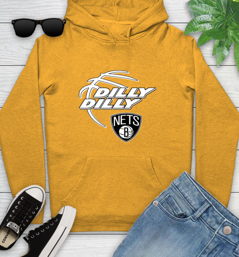 NBA Brooklyn Nets Dilly Dilly Basketball Sports Youth Hoodie 3
