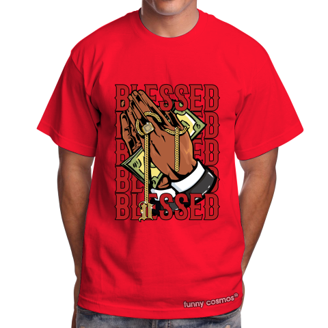 Air Jordan 1 OFF White Chicago matching sneaker tshirt Drake Blessed Red and White Jordan Tshirt