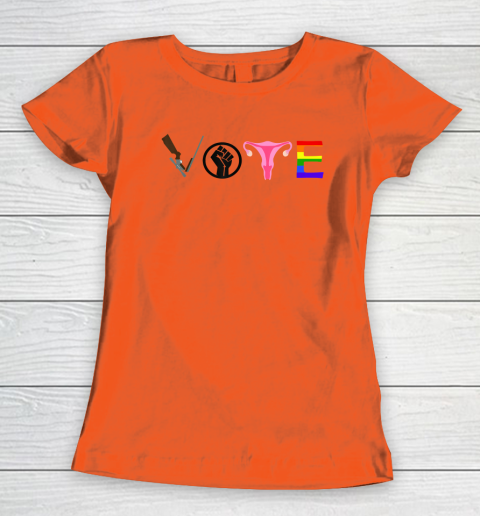 Vote Election Shirt Blm Pro Choice Gun Reform Lgbtq Women's T-Shirt 2