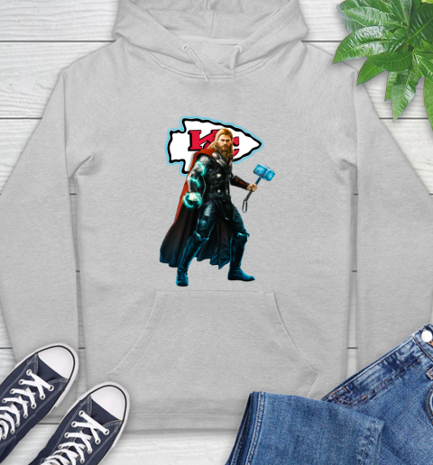 NFL Thor Avengers Endgame Football Kansas City Chiefs Hoodie 6