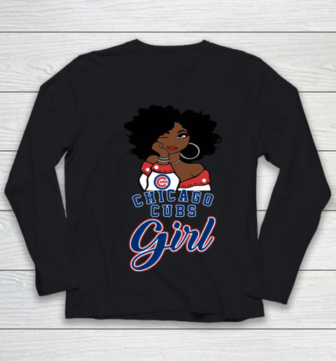 Chicago Cubs Girl MLB Youth Long Sleeve