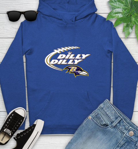 NFL Baltimore Ravens Dilly Dilly Football Sports Youth Hoodie 9
