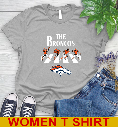 NFL Football Denver Broncos The Beatles Rock Band Shirt Women's T-Shirt 5