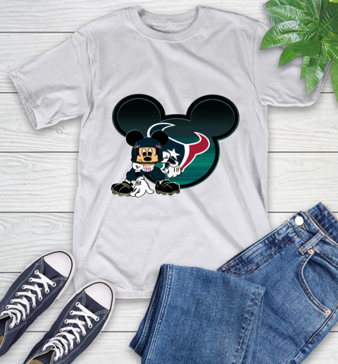 NFL Houston Texans Mickey Mouse Disney Football T Shirt T-Shirt 12