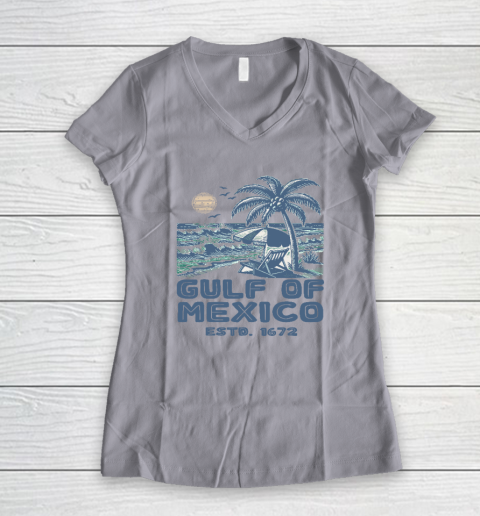 Gulf of Mexico Forever Est 1672 Women's V-Neck T-Shirt 2