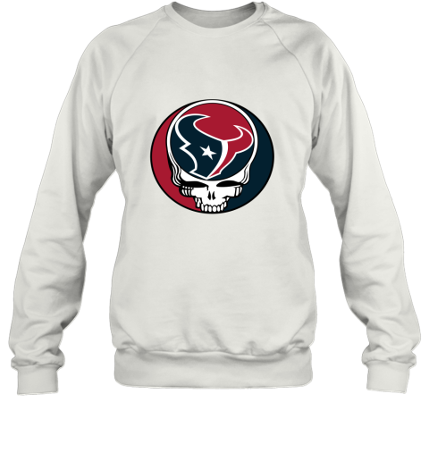 NFL Team Houston Texans x Grateful Dead Logo Band Sweatshirt