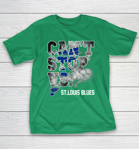 NHL St.Louis Blues Hockey Can't Stop Vs T-Shirt 5