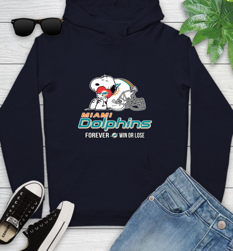 NFL The Peanuts Movie Snoopy Forever Win Or Lose Football Miami Dolphins 140