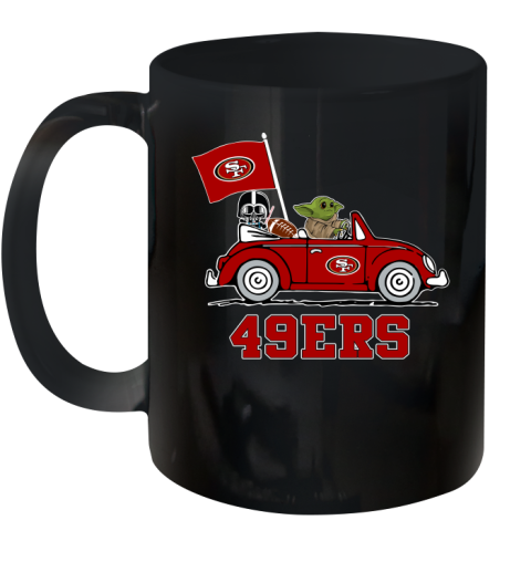 NFL Football San Francisco 49ers Darth Vader Baby Yoda Driving