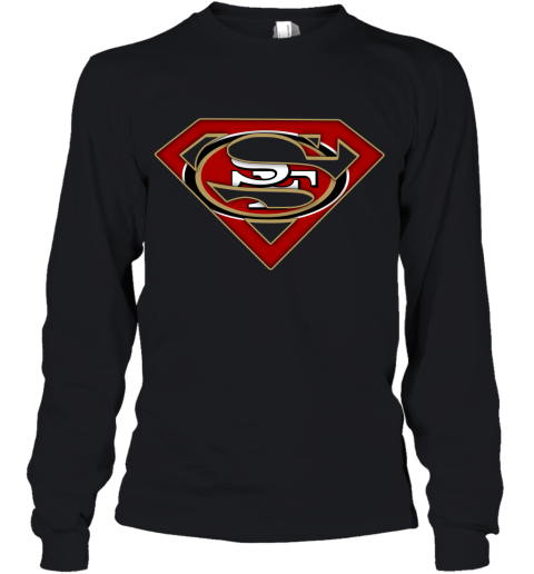 We Are Undefeatable The San Francisco 59ers x Superman NFL Youth Long Sleeve