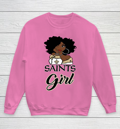 New Orleans Saints Girl NFL Youth Sweatshirt 7