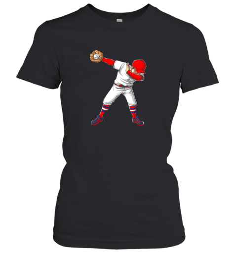 Dabbing Baseball T Shirt Funny Dab Dance Shirts Boys Girls Women's T-Shirt