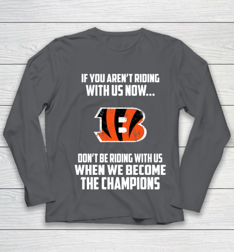 NFL Cincinnati Bengals Football We Become The Champions Youth Long Sleeve 6