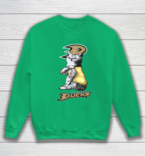 NHL My Cat Loves Anaheim Ducks Hockey Sweatshirt 5
