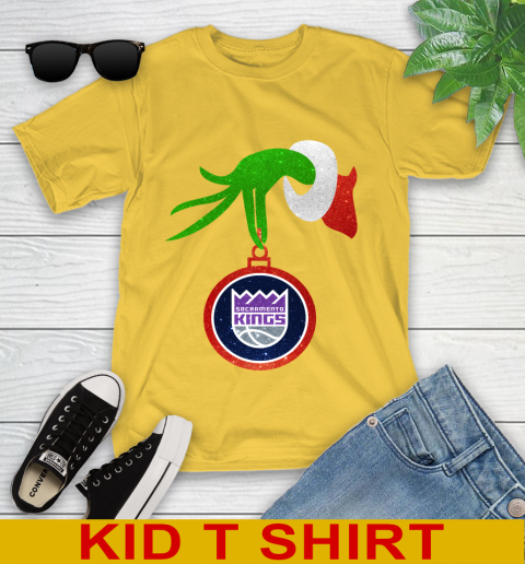 Sacramento Kings Grinch Merry Christmas NBA Basketball Youth T-Shirt 8