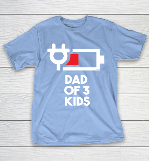Dad of 3 Kids Funny Gift Daddy of Three Kids Father's Day T-Shirt 20