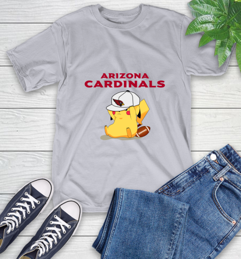 NFL Pikachu Football Sports Arizona Cardinals T-Shirt 6