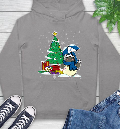 Los Angeles Dodgers MLB Baseball Cute Tonari No Totoro Christmas Sports Hoodie 6