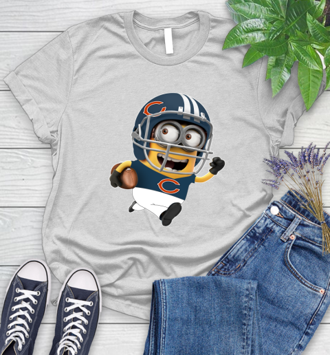 NFL Chicago Bears Minions Disney Football Sports Women's T-Shirt