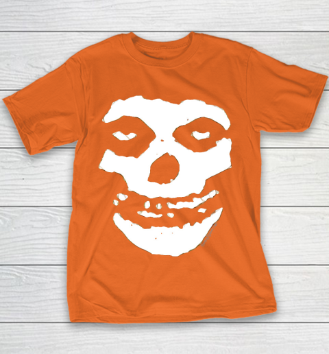 Orange misfits shirt top