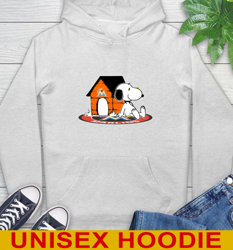 MLB Baseball Miami Marlins Snoopy The Peanuts Movie Shirt Hoodie