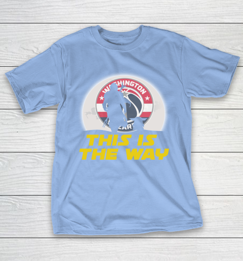 Washington Wizards NBA Basketball Star Wars Yoda And Mandalorian This Is The Way T-Shirt 10