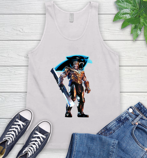 NFL Thanos Gauntlet Avengers Endgame Football Carolina Panthers Tank Top