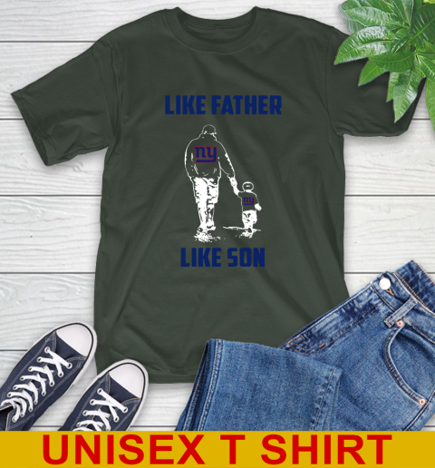 New York Giants NFL Football Like Father Like Son Sports T-Shirt 18