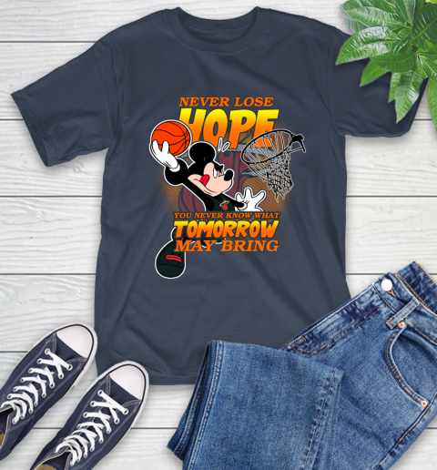 Miami Heat NBA Basketball Mickey Disney Never Lose Hope T-Shirt 3
