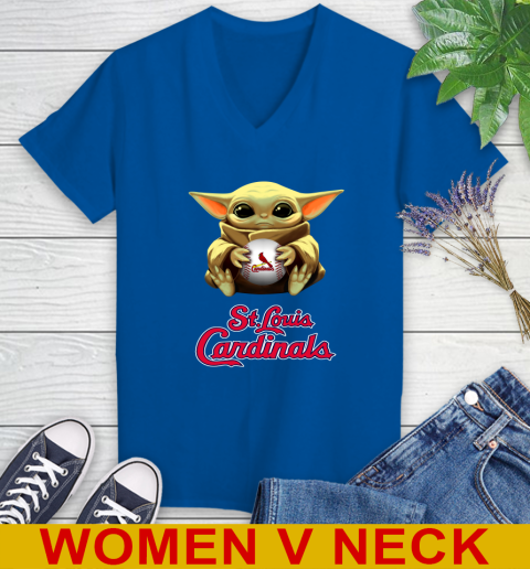 MLB Baseball St.Louis Cardinals Star Wars Baby Yoda Shirt 87