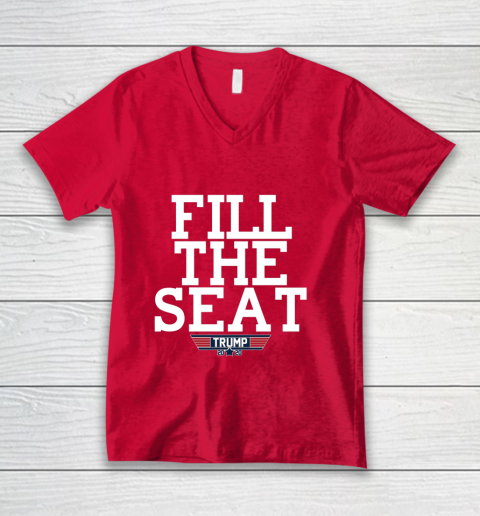 FILL THE SEAT TRUMP 2020 V-Neck T-Shirt 6