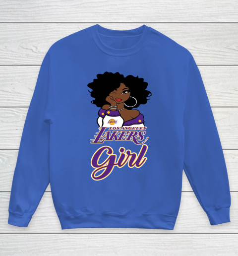 Los Angeles Lakers Girl NBA Youth Sweatshirt 8