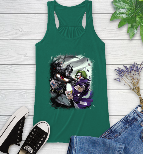 Arizona Cardinals NFL Football Batman Fighting Joker DC Comics Racerback Tank 7