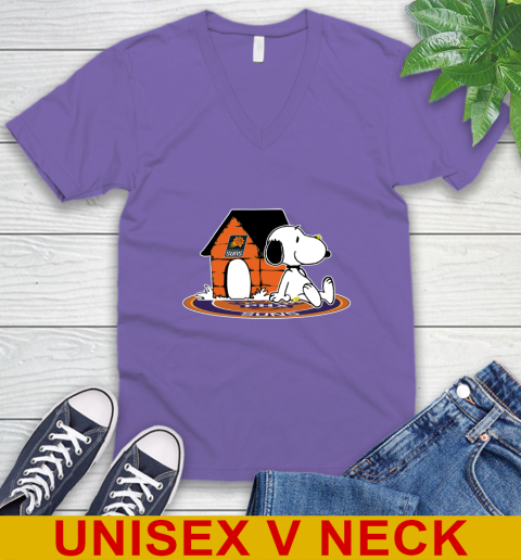 NBA Basketball Phoenix Suns Snoopy The Peanuts Movie Shirt V-Neck T-Shirt 9