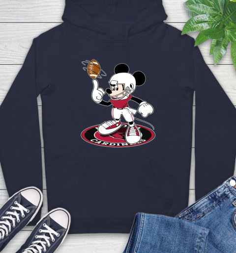 NFL Football Arizona Cardinals Cheerful Mickey Disney Shirt fish pond Hoodie 4