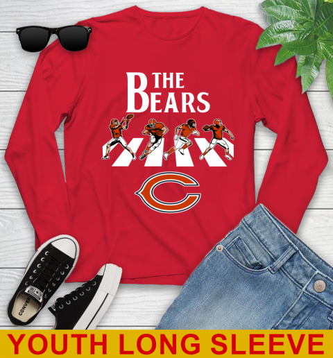 NFL Football Chicago Bears The Beatles Rock Band Shirt Youth Long Sleeve 11