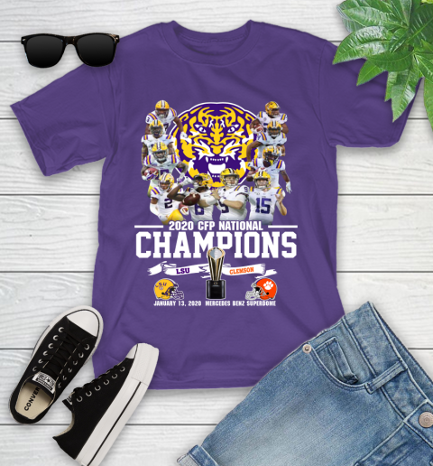 LSU Tigers 2020 Cfp National Champions Shirt 96