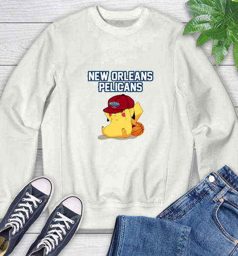 NBA Pikachu Basketball Sports New Orleans Pelicans Sweatshirt