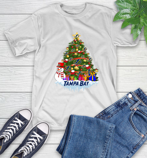 Tampa Bay Lightning Merry Christmas NHL Hockey Sports T-Shirt