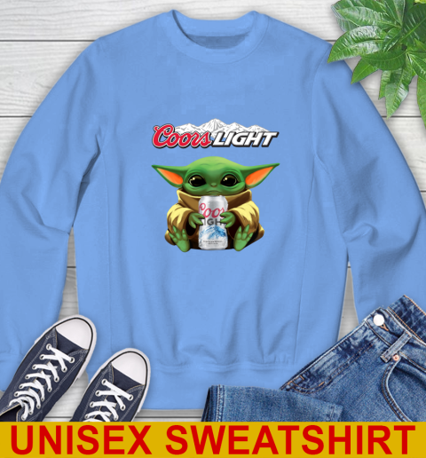 Star Wars Baby Yoda Hugs Coors Beer Shirt 35