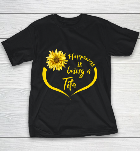 Womens Tita Gift Happiness Is Being A Tita Youth T-Shirt
