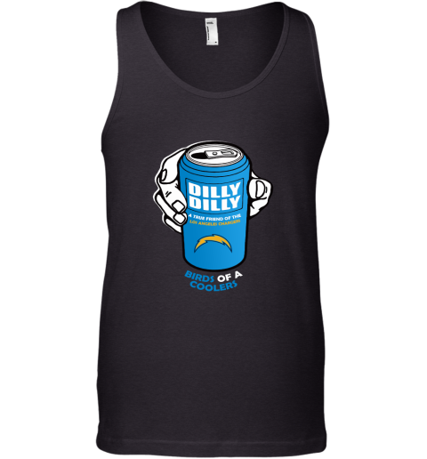 Bud Light Dilly Dilly! Los Angeles Chargers Birds Of A Cooler Tank Top
