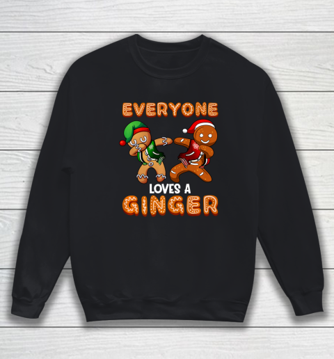 Everyone Loves A Ginger Dab Christmas Sweatshirt
