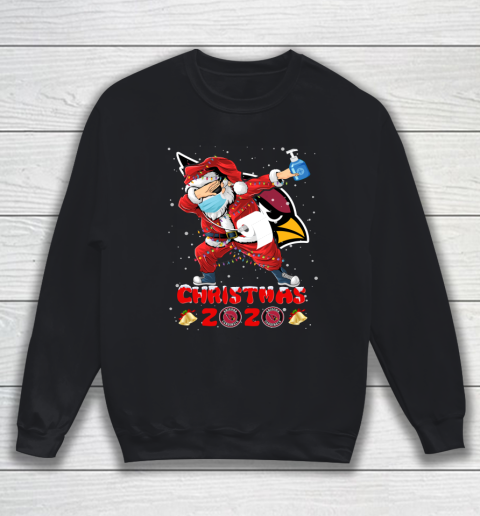 Arizona Cardinals Funny Santa Claus Dabbing Christmas 2020 NFL Sweatshirt